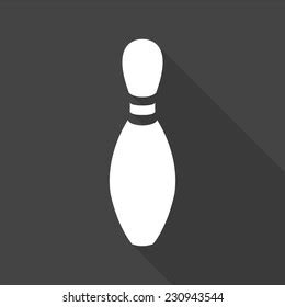 Bowling Pin Icon Stock Vector Royalty Free Shutterstock