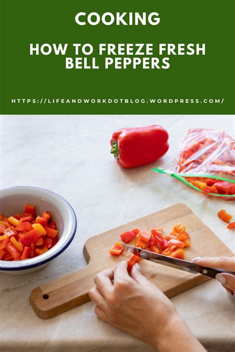 How To Freeze Fresh Bell Peppers