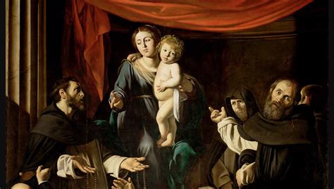 Caravaggio Madonna Of The Rosary Madonna Del Rosario 1608 Tutt