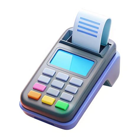 Payment Processing Concept In 3d Realistic Style With Contactless POS