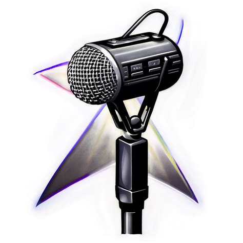 Download Microphone Silhouette Png 42 | Wallpapers.com