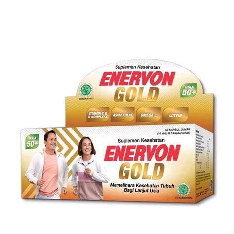 Jual Enervon C Gold Tablet Strip Isi Vitamin Daya Tahan Tubuh