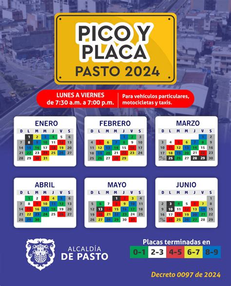 Calendario Pico Y Placa