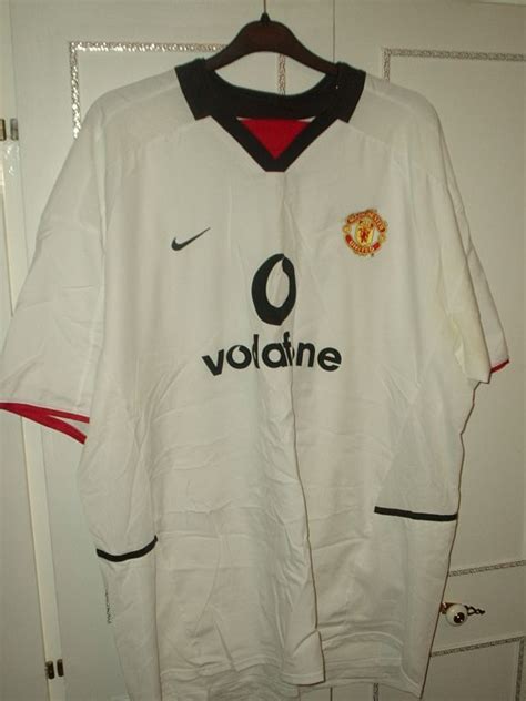 Manchester United Away Football Shirt Sponsored By Vodafone