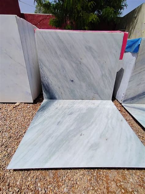 Grey Makrana Marble For Flooring Thickness Mm At Square