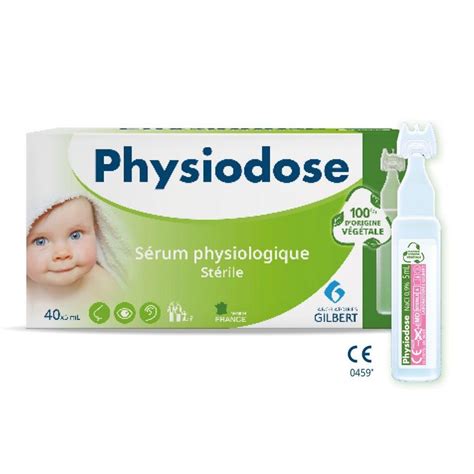 Serum Physiologique Sterile 40 Unidoses De 5ml Physiodose Plastique