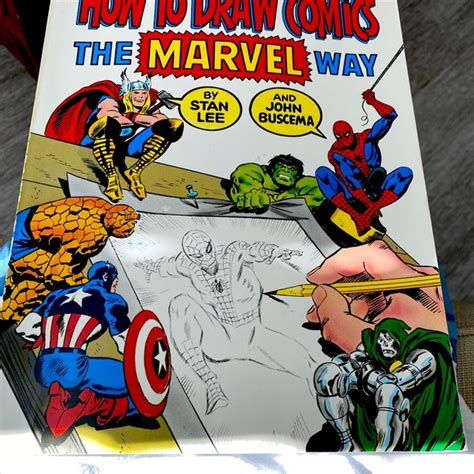 Marvel Other Comics How To Draw Comics The Marvel Way Poshmark