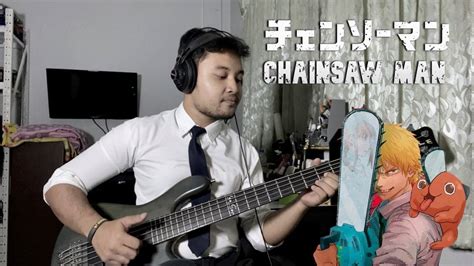 Chainsaw Man Opening Tv Size Kick Back Kenshi Yonezu Bass Cover