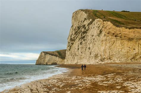 Scenic Cliff At Sea On Jurassic Coast Uk England Dorset Free Image Download