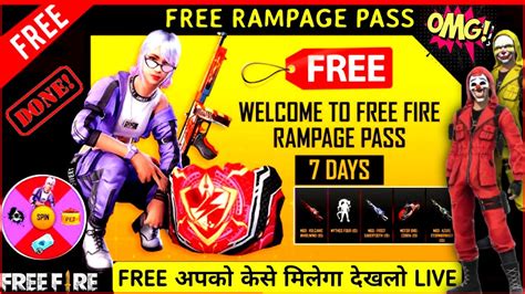 Rampage Pass Rampage Pass In Free Fire Event How To Complete