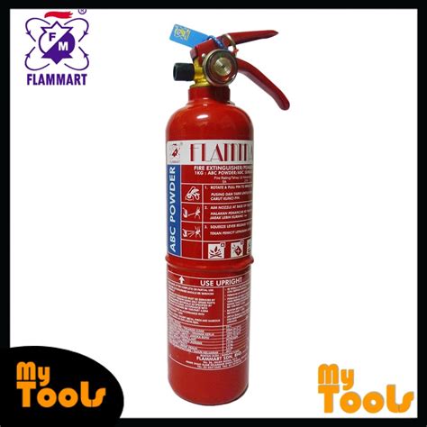 Flammart 1kg Abc Dry Powder Fire Extinguisher Sirim Approved Pemadam