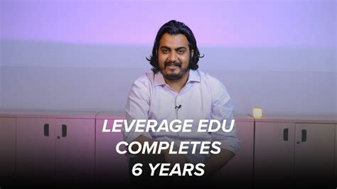 Leverage Edu Completes Years Youtube