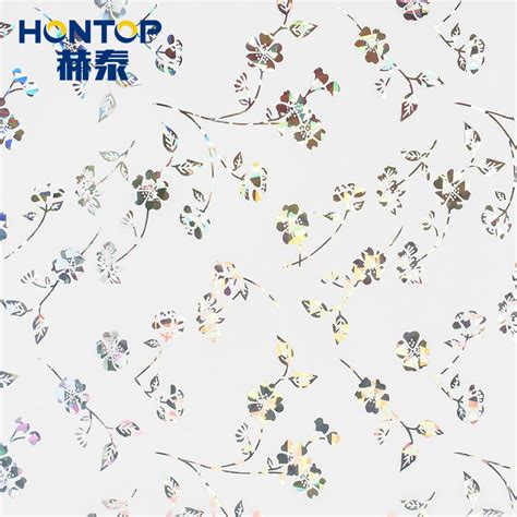 Good Quality PVC Wall Panel Film Decoration Pet Laser Transfer Film Hot Stamping Foil For PVC