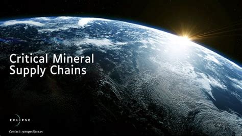 Critical Mineral Supply Chains Eclipse Ppt