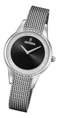 Reloj Festina F Cristales Acero Dama Agente Oficial