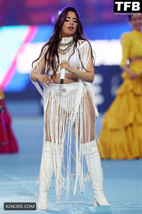 Camila Cabello Sexy Seen Flaunting Her Hot Curves During Her Performance At The Champions League