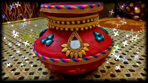 Pot Or Matki Decoration For Wedding Diy Janamashtami Decoration