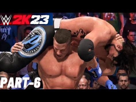 WWE 2K23 Showcase Mode Part 6 AJ STYLES Vs JOHN CENA A