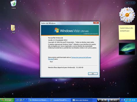 Windows Vista About Dialog By RaulWindows On DeviantArt