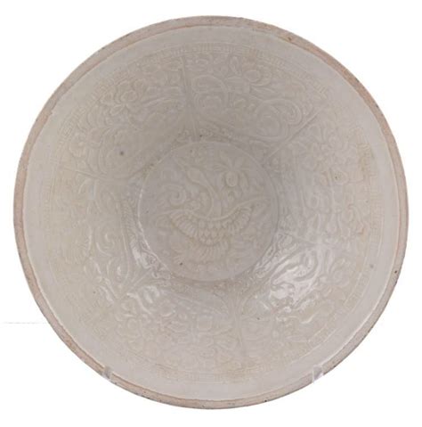 A Moulded Qingbai Goose Bowl Southern Song Dynasty Or Early Yuan