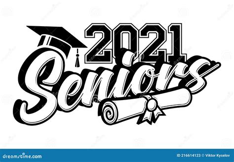 Senior Class Congratulation Graduates Stock Vector Illustration Of