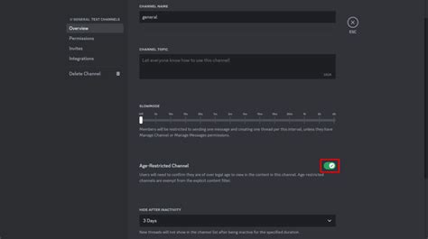 How To Disable Nsfw Restrictions On Discord Techcult