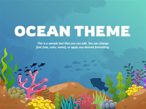 Free Ocean Presentation Theme for PowerPoint and Google Slides