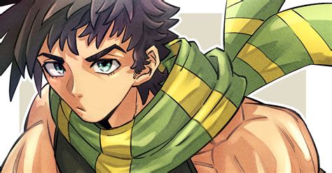 Jojos Bizarre Adventure Muscle Illustration ジョセフジョースター描いてみた！ Pixiv