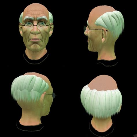 Second Life Marketplace Grandpa Hair Grandfather Flexi Hair