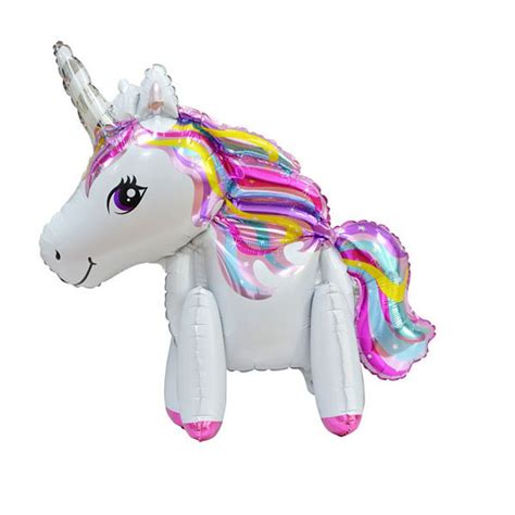 Palloncino 3D Unicorno Rainbow