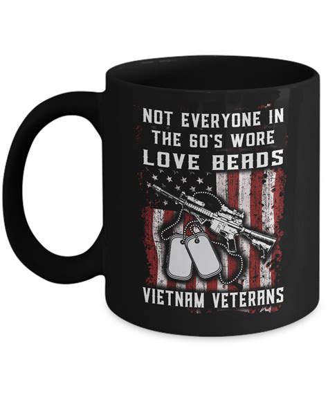 Vietnam Veterans Black Mug