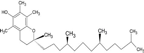 Tocopherol Structure