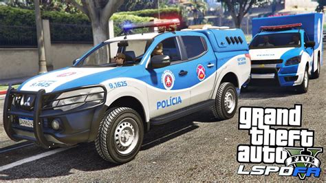 Gta V Pmba Patrulhamento A Pol Cia Militar Da Bahia Youtube