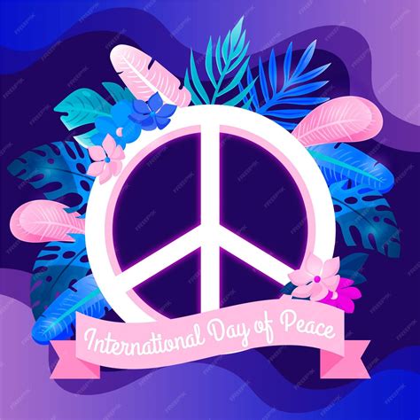 Free Vector Colorful Peace Sign Illustration