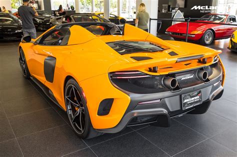 MSO "Papaya Spark" McLaren 675LT Spider for Sale by McLaren Newport Beach