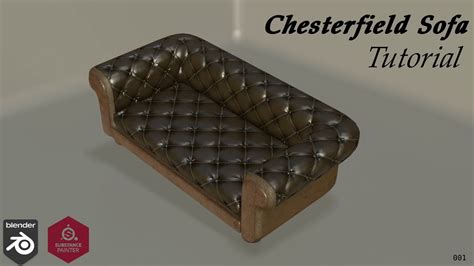 Chesterfield Sofa Tutorial Blender And Substance Painter YouTube