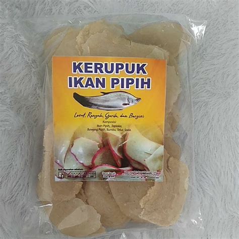 Jual Kerupuk Ikan Pipih Belida Kalimantan Timur 250 Gram Shopee