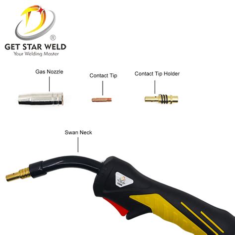 Get Star Weld MIG 15ak Portable CO2 Welding Gas Cooled Torch With Good