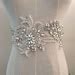 Luxury Rhinestone Beaded Lace Applique Pair Wedding Gown Etsy