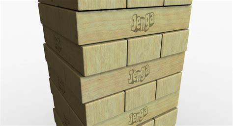 Jenga - 3D Model by dcbittorf