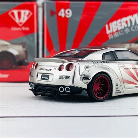 Mini Gt 1 64 Lb★works Nissan Gtr R35 Type 1 Rear Wing Version 2 Satin Tokyo Station