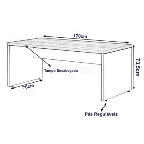 Mesa Escrit Rio X M Sem Gavetas Gebbwork Nogal Sevilha