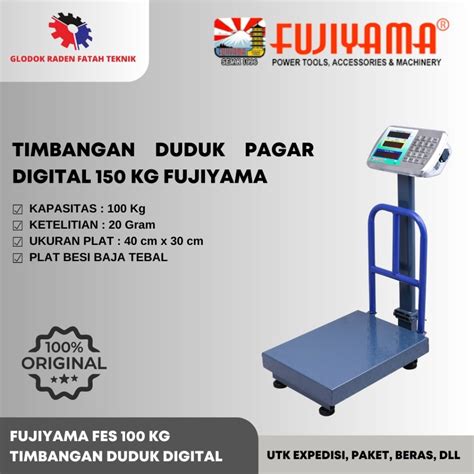 Jual Fujiyama Fes Timbangan Duduk Pagar Kg Timbangan Duduk