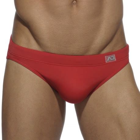 Slip De Bain Basic Rouge Addicted Vente Slip De Bain Homme Ad