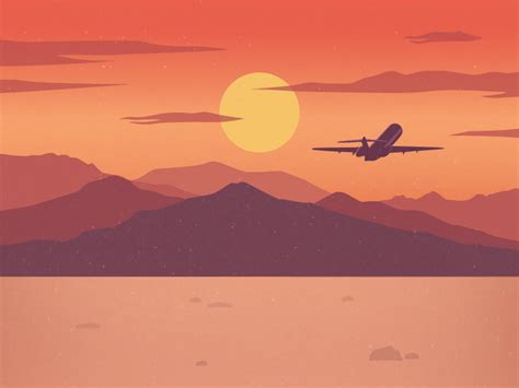 Sunset Background Illustration by Steph Manuel for Canva on Dribbble