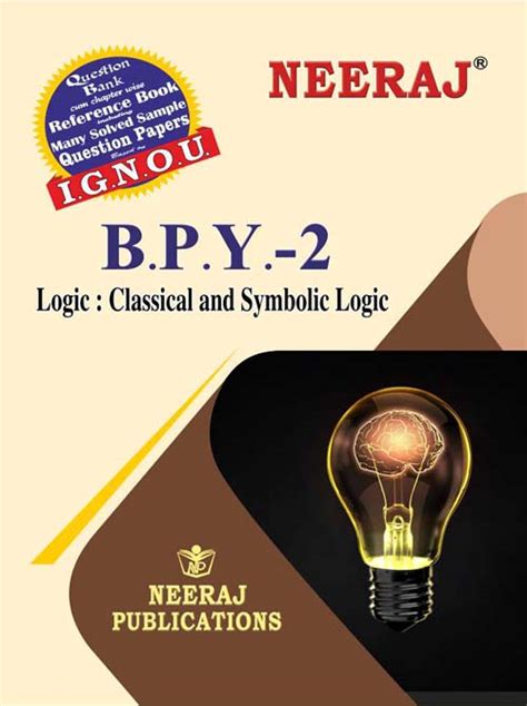 Neeraj Ignou Books E Books Pdf Bpy Logic Classical And Symbolic