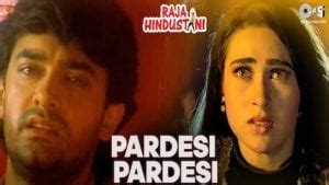 PARDESI PARDESI LYRICS - Raja Hindustani | Kumar Sanu