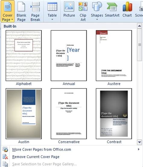 Word 2010 Cover Page Templates ~ Certificate Letter