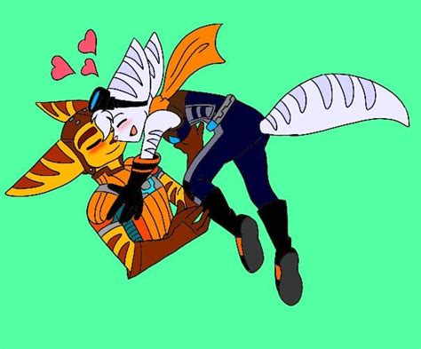 Ratchet X Rivet Amor Lombax 🥰 ️ Personajes De Videojuegos Artistas