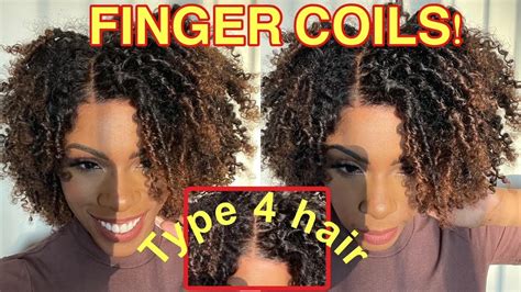 Perfect Coils On C Natural Hair Banding Method Easy Finger Coils